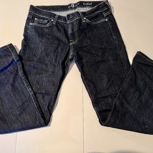 7 For All Mankind Bootcut Jeans with Crystals on Pockets - NWOT